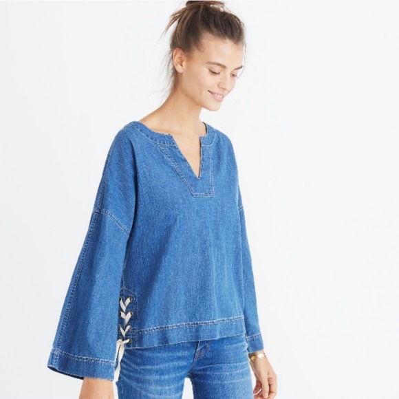 Madewell denim top - Picture 1 of 5